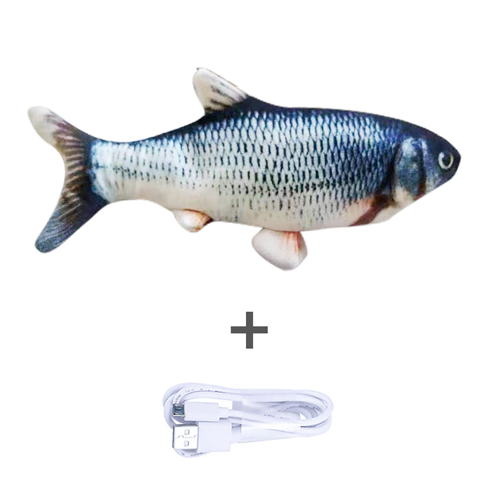 Electric jumping fish toy