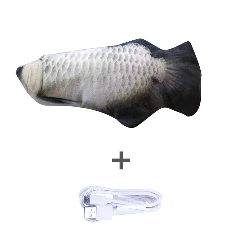 Electric jumping fish toy