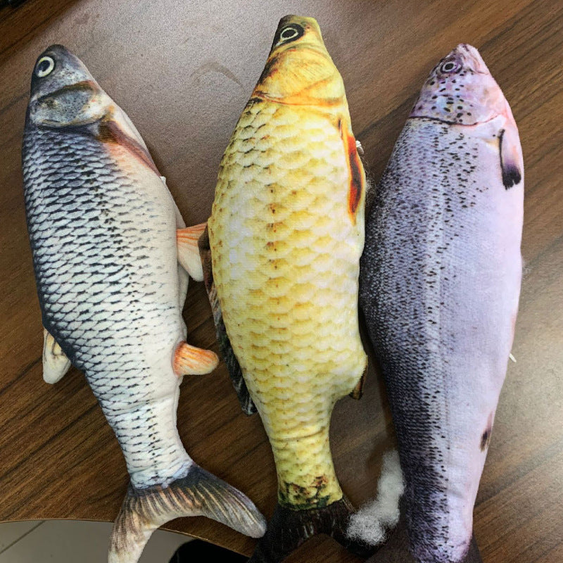 Electric jumping fish toy