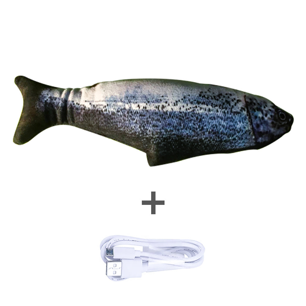 Electric jumping fish toy