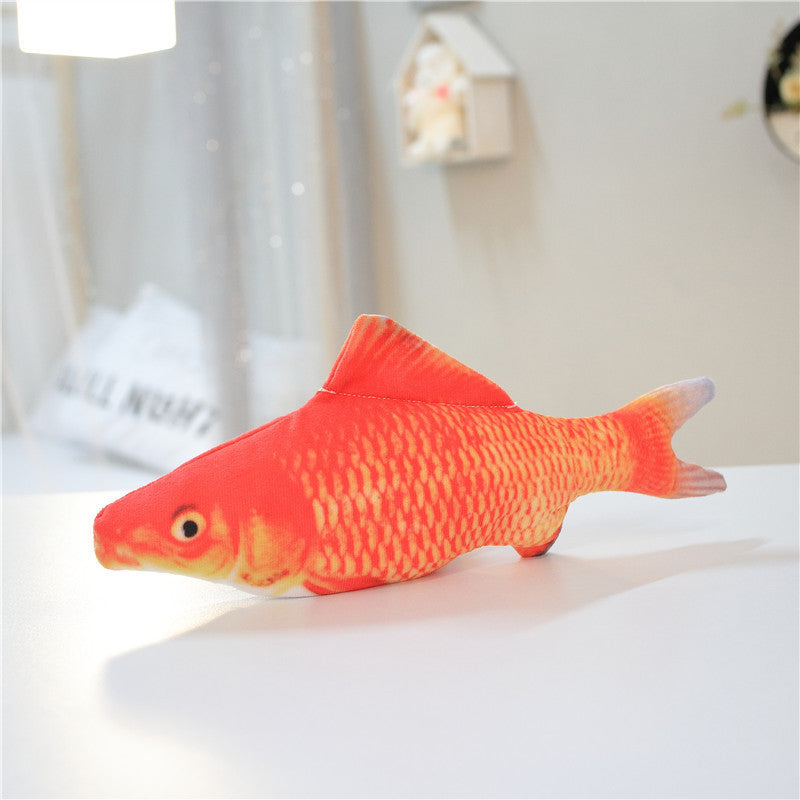 Electric jumping fish toy