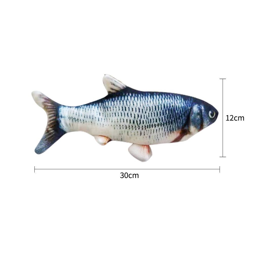Electric jumping fish toy