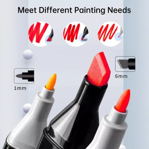 24Color Brush Pens Set Dual Tips