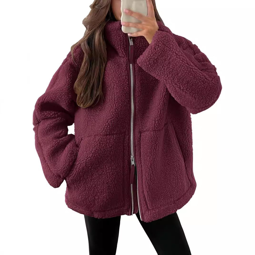 Winter Lapel Zip-up