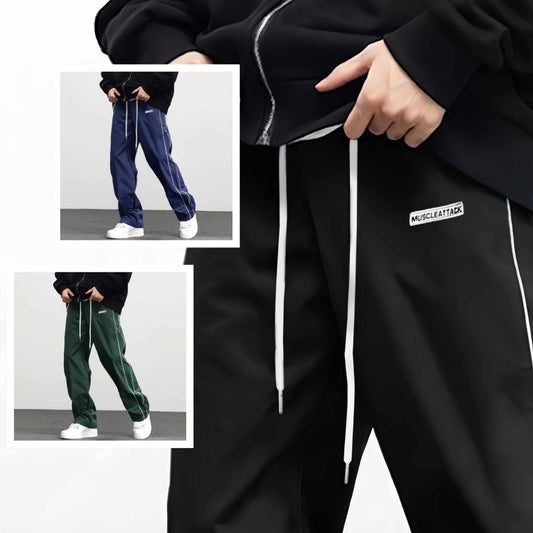 Men's Retro Leisure Tappered Trousers