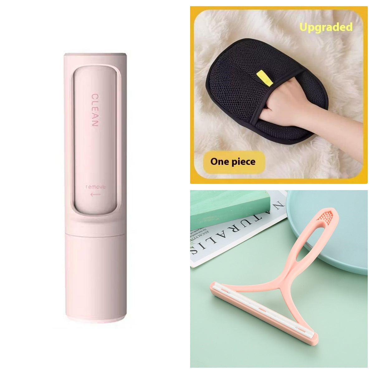 2-1 Reusable pet hair remover lint roller