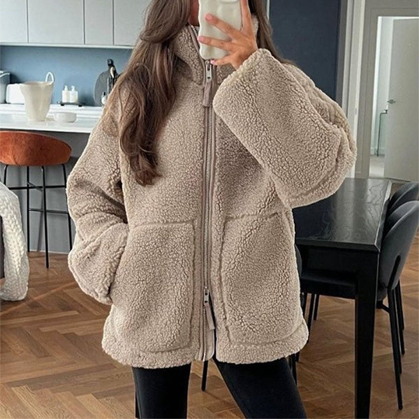 Winter Lapel Zip-up