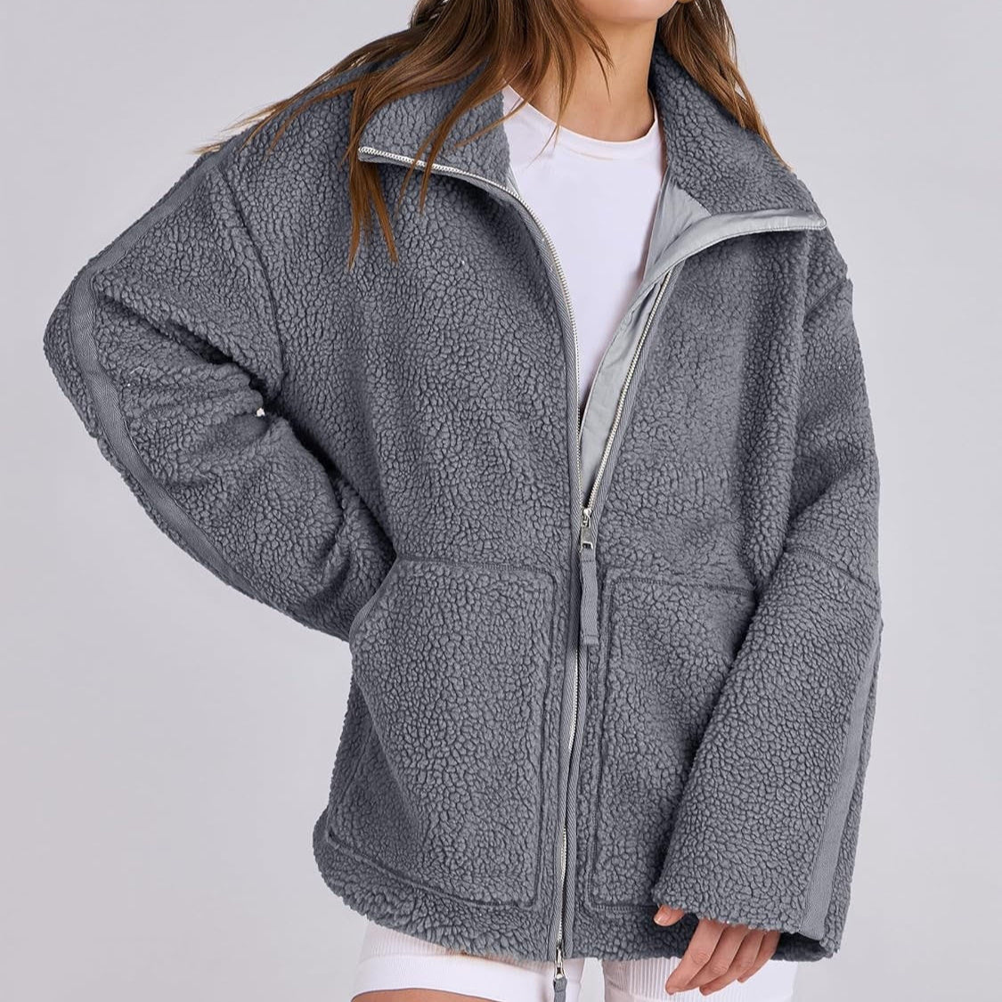 Winter Lapel Zip-up
