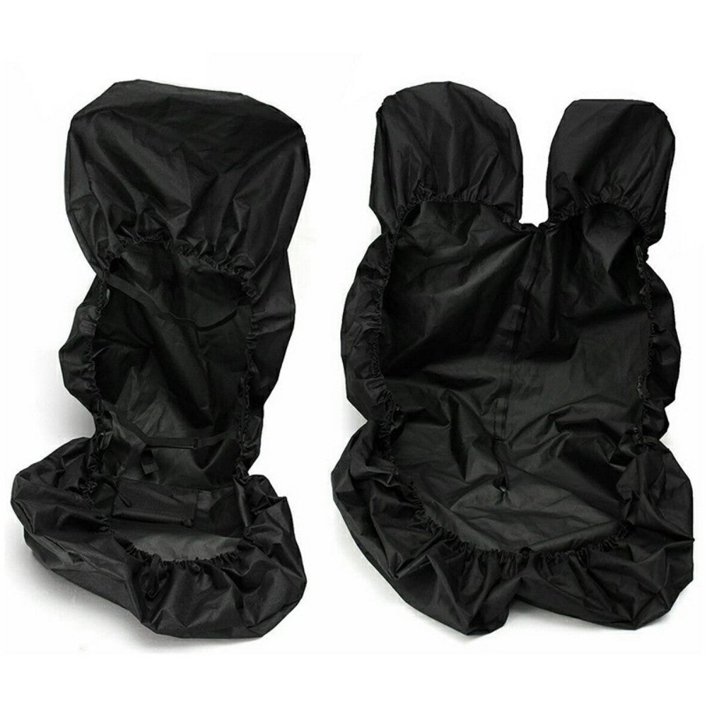 Black Waterproof Van Seat Covers 2-1