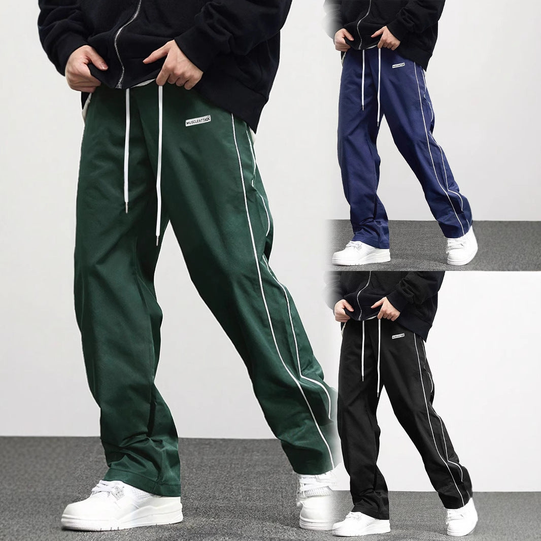 Men's Retro Leisure Tappered Trousers