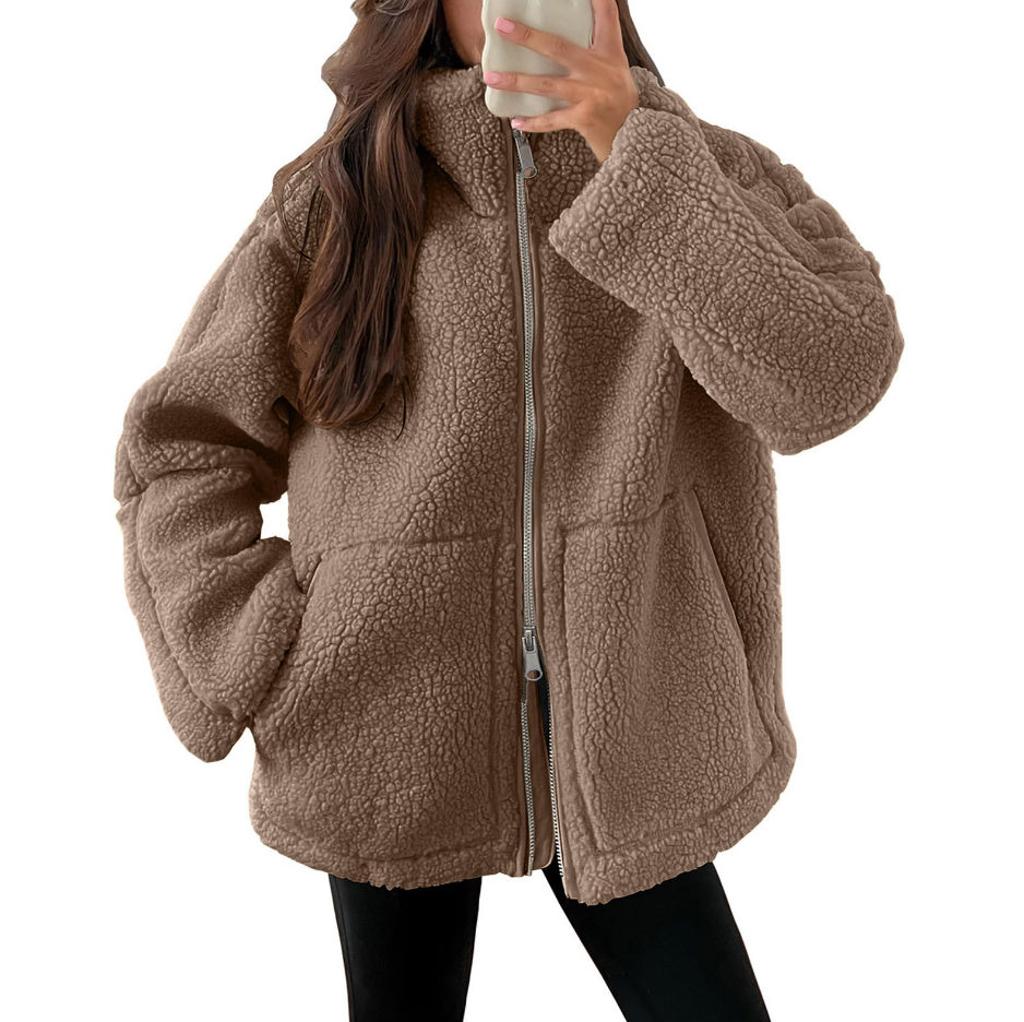 Winter Lapel Zip-up