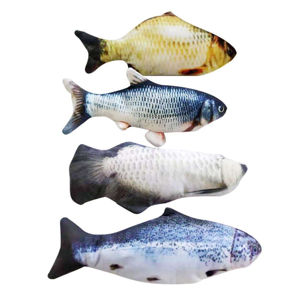 Electric jumping fish toy