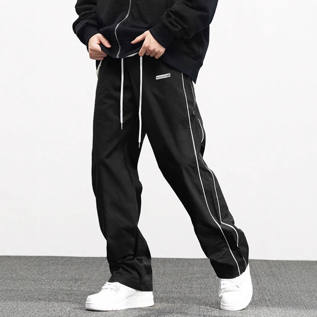 Men's Retro Leisure Tappered Trousers