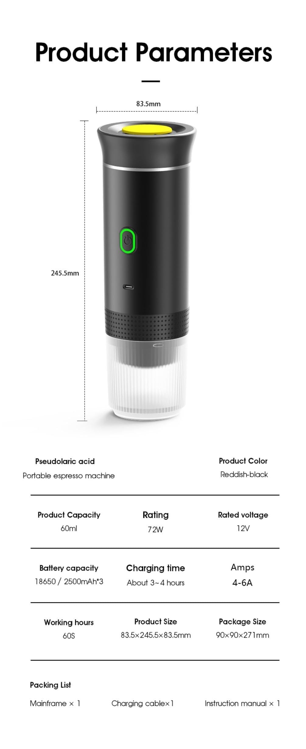Portable Espresso Machine