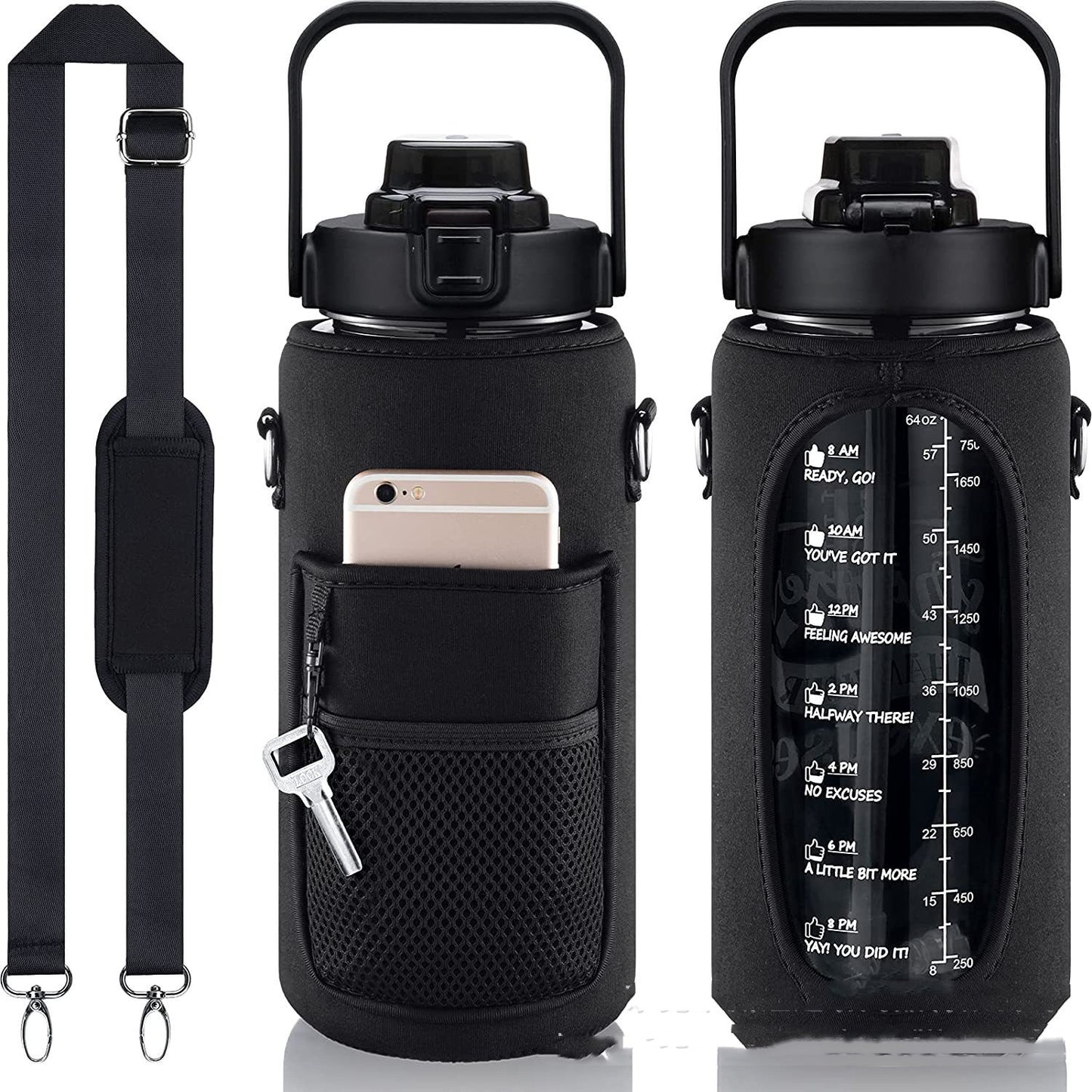 Outdoor Transparent Water Bottle Set